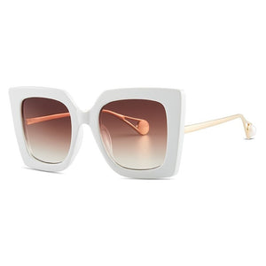 2023  Foreign Trade Sunglasses Men And Women With INS Wind Trend Big Frame Black Gradual Shades 2023