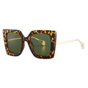 2023  Foreign Trade Sunglasses Men And Women With INS Wind Trend Big Frame Black Gradual Shades 2023