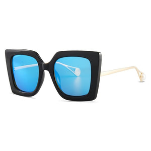2023  Foreign Trade Sunglasses Men And Women With INS Wind Trend Big Frame Black Gradual Shades 2023