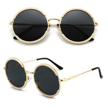Load image into Gallery viewer, 2023 GCV Classic Men Male Women Female Gorgeous Sunglasses Round Frame Glasses Punk Style Metal Polarized