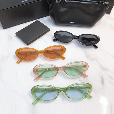 2023 GM style Oval women men Acetate sunglasses GENTLE DUA Polarized UV400 lenses women men sun glasses With original case