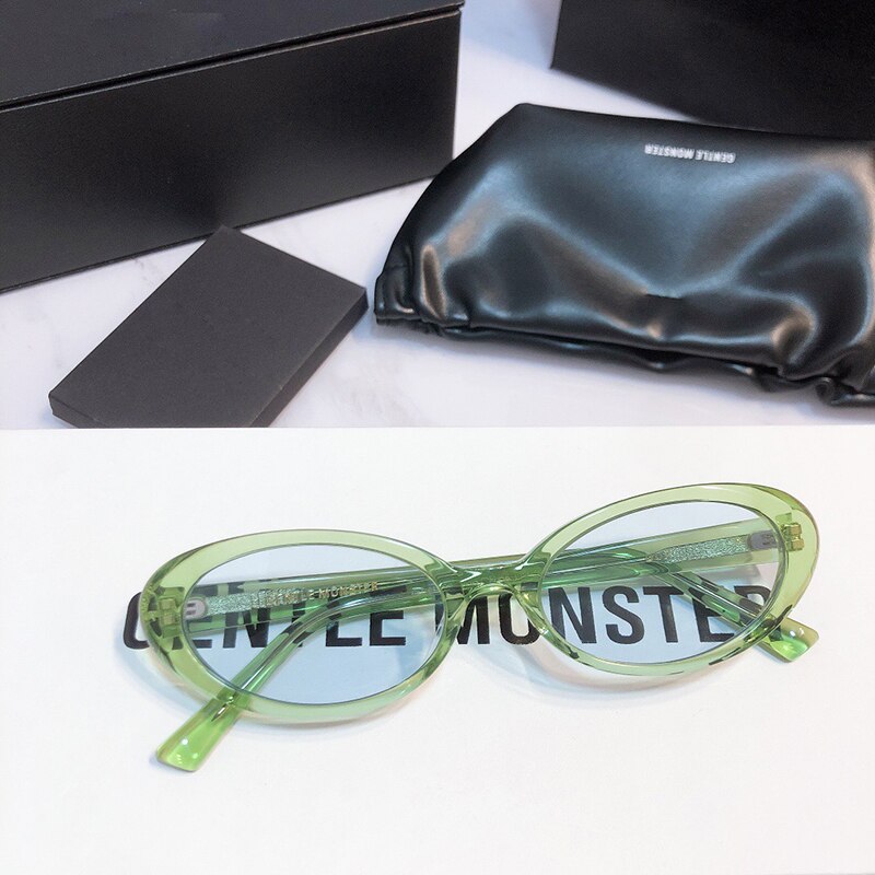 2023 GM style Oval women men Acetate sunglasses GENTLE DUA Polarized UV400 lenses women men sun glasses With original case