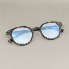 Carica l&#39;immagine nel visualizzatore di Gallery, 2023 German Brand Glasses Men Medical Stainless Steel Acetate Retro Round Eyeglasses Women Lightweight Spectacle Frame Jangma