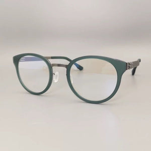 2023 German Brand Glasses Men Medical Stainless Steel Acetate Retro Round Eyeglasses Women Lightweight Spectacle Frame Jangma