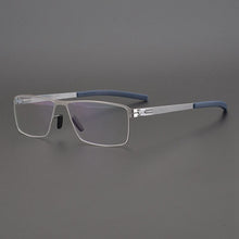 Load image into Gallery viewer, 2023 Germany Berlin Retro Square Eyeglasses Men&#39;s and Women&#39;s Prescription Lens Myopia Glasses Frame Ultralight Titanium Eyewear
