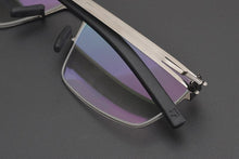 Load image into Gallery viewer, 2023 Germany Berlin Retro Square Eyeglasses Men&#39;s and Women&#39;s Prescription Lens Myopia Glasses Frame Ultralight Titanium Eyewear