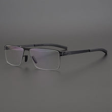Load image into Gallery viewer, 2023 Germany Berlin Retro Square Eyeglasses Men&#39;s and Women&#39;s Prescription Lens Myopia Glasses Frame Ultralight Titanium Eyewear