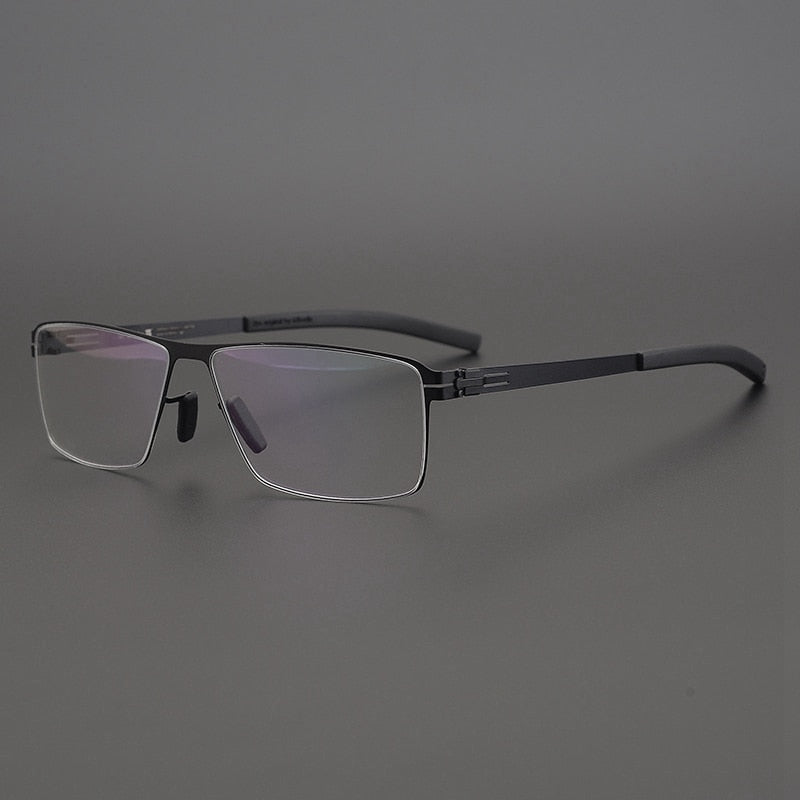 2023 Germany Berlin Retro Square Eyeglasses Men's and Women's Prescription Lens Myopia Glasses Frame Ultralight Titanium Eyewear