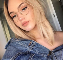 Load image into Gallery viewer, 2023 Glasses Frame Women  Round Eyeglasses Frames Vintage Brand Designer Okulary Blue Light Eyewear Gafas De Mujer