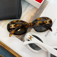 Load image into Gallery viewer, 2023 Goggle Kurt Cobain Glasses Oval Sunglasses Ladies Trendy Vintage Retro 4S194 Women&#39;s white black Eyewear UV400