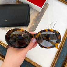 Load image into Gallery viewer, 2023 Goggle Kurt Cobain Glasses Oval Sunglasses Ladies Trendy Vintage Retro 4S194 Women&#39;s white black Eyewear UV400