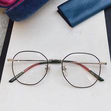 Load image into Gallery viewer, 2023 Gold Rimmed Women Men Prescription Optical g0680OK Original Brand Frame Mujer Gafas Eyeglass Eyewear Lentes Oculos Feminino