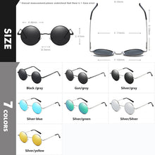 Load image into Gallery viewer, 2023 Gothic Steampunk Polarized Sunglasses Men Vintage Mirror Round Sun Glasses Driving Male UV400 Eyewear For Men Women Oculos