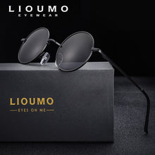 Load image into Gallery viewer, 2023 Gothic Steampunk Polarized Sunglasses Men Vintage Mirror Round Sun Glasses Driving Male UV400 Eyewear For Men Women Oculos