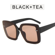 Load image into Gallery viewer, 2023 Gradient Oversized Sunglasses for Women  Brand Designer Square Sun Glasses Ladies Big Frame Eyewear UV400