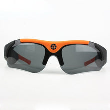 Load image into Gallery viewer, 2023 HD Camera Smart Glasses Black/Orange Polarized Lens Sunglasses Camera Action Sports Camera Glasses Sunglasses