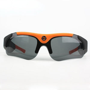 2023 HD Camera Smart Glasses Black/Orange Polarized Lens Sunglasses Camera Action Sports Camera Glasses Sunglasses