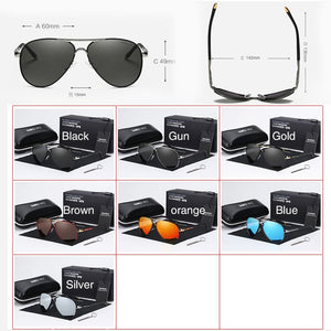2023 HD Polarized UV 400 Men's Sunglasses Brand Male Cool Driving Sun Glasses Driving Eyewear Gafas De Sol Shades With Box
