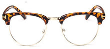 Load image into Gallery viewer, 2022  Half Metal Women Glasses Frame Men Eyeglasses Frame Vintage SquareClear Glasses Optical Spectacle Frame spectacles