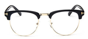 2022  Half Metal Women Glasses Frame Men Eyeglasses Frame Vintage SquareClear Glasses Optical Spectacle Frame spectacles