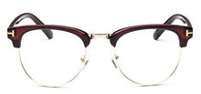 Load image into Gallery viewer, 2022  Half Metal Women Glasses Frame Men Eyeglasses Frame Vintage SquareClear Glasses Optical Spectacle Frame spectacles