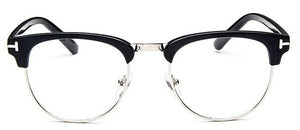 2022  Half Metal Women Glasses Frame Men Eyeglasses Frame Vintage SquareClear Glasses Optical Spectacle Frame spectacles
