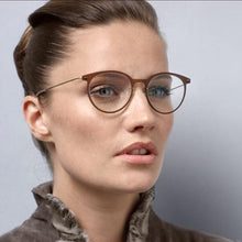 Load image into Gallery viewer, 2022 Hand-made Denmark Brand Design Ultralight Glasses Frame Men Women Myopia Prescription Round Eyeglasses Oculos De Grau 6537