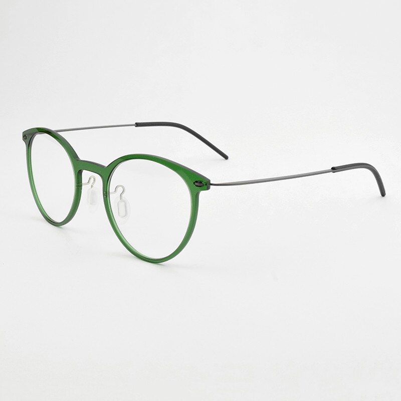 2022 Hand-made Denmark Brand Design Ultralight Glasses Frame Men Women Myopia Prescription Round Eyeglasses Oculos De Grau 6537