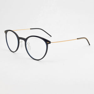 2022 Hand-made Denmark Brand Design Ultralight Glasses Frame Men Women Myopia Prescription Round Eyeglasses Oculos De Grau 6537