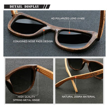 Load image into Gallery viewer, 2023 Handmade Natural Bamboo Glasses man&#39;s Carved pattern Men Wood Sunglasses Polarized UV400