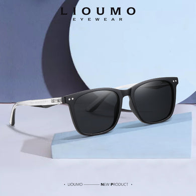 2023  Square Sunglasses For Men Polarized Women Leopard Tea Color Travelling Goggle Anti-Glare gafas de sol hombre