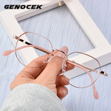 Load image into Gallery viewer, 2023  Women Titanium Optical Eyeglasses Frame Women Retro Round Myopia Prescription Glasses Frame Lady Alloy Eyewear