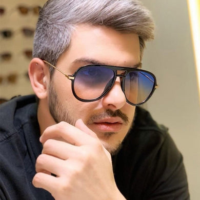 2023 aviation oversized gradient men's driving glasses Brand classic retro pilot sunglasses Women ins Popular UV400