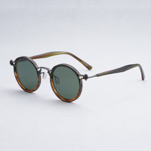 Load image into Gallery viewer, 2023 Italian Designer's Handmade Eyeglasses Frame Polarized Lens Round Vintage Frame For Men and Women Classical Retro
