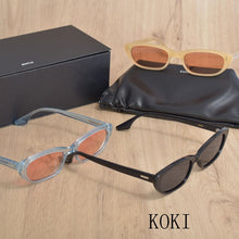 Load image into Gallery viewer, 2023  Korean Brand GENLTE DUA Sunglasses Aceate Oval UV400 Sun Glasses Women Men With Original Box