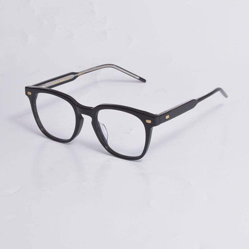 2023 Korean Brand GENTLE KUBO Eyeglasses Frames Acetate Square Myopia Reading   Prescription Glasses Women Men With Case