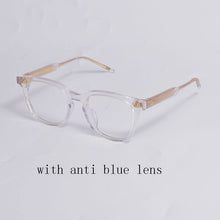 Carica l&#39;immagine nel visualizzatore di Gallery, 2023 Korean Brand GENTLE KUBO Eyeglasses Frames Acetate Square Myopia Reading   Prescription Glasses Women Men With Case