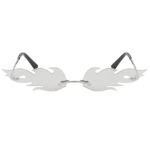 Load image into Gallery viewer, 2023 Latest Rimless Flame Sunglasses Men And Women Metal Rimless Trend Cat Eye Sunglasses Small Mirror Sunglasses UV400