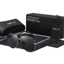 Load image into Gallery viewer, 2023 Latest Men Quality Sunglasses Male Driving Cool Aviation TAC Metal Sun glasses Man Eyewear UV400 original Oculos