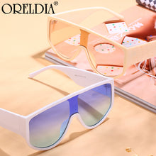 Load image into Gallery viewer, 2023 Latest Trendy One-Piece Sunglasses Female Personality Glasses Semi-Circle Big Frame Trendy Men&#39;s Sunglasses UV400