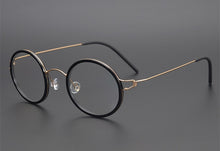 Load image into Gallery viewer, 2023 Linder Brand Designer Hand-Made Ultralight Retro Round Alloy Prescription Glasses Frame For Men Women Optical Eyeglasses