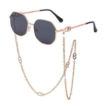 Load image into Gallery viewer, 2023 Luxery Metal Sunglasses Mask Chain Bohemian Letter Charm Face Mask Anti-skid Glasses Chain Jewelry for Women 7097