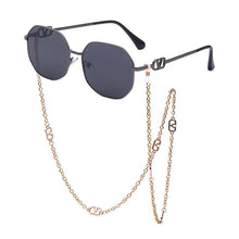 Load image into Gallery viewer, 2023 Luxery Metal Sunglasses Mask Chain Bohemian Letter Charm Face Mask Anti-skid Glasses Chain Jewelry for Women 7097