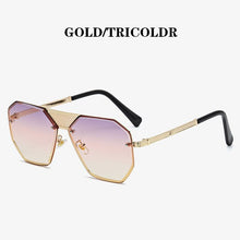 Load image into Gallery viewer, 2023  Brand Design Metal Maibakh Men&#39;s Sunglasses Trimming Frameless Toad Personality Hollow Punk Ladies Glasses