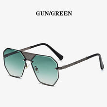 Load image into Gallery viewer, 2023  Brand Design Metal Maibakh Men&#39;s Sunglasses Trimming Frameless Toad Personality Hollow Punk Ladies Glasses