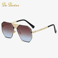 Load image into Gallery viewer, 2023  Brand Design Metal Maibakh Men&#39;s Sunglasses Trimming Frameless Toad Personality Hollow Punk Ladies Glasses