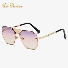Load image into Gallery viewer, 2023  Brand Design Metal Maibakh Men&#39;s Sunglasses Trimming Frameless Toad Personality Hollow Punk Ladies Glasses
