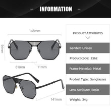 Load image into Gallery viewer, 2023  Brand Design Metal Maibakh Men&#39;s Sunglasses Trimming Frameless Toad Personality Hollow Punk Ladies Glasses