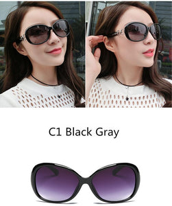 2023  Brand Design Rhinestone Polarized Sunglasses Women Lady Elegant Big Sun Glasses Female Eyewear Oculos De Sol