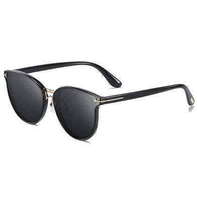 2023  Brand Design Round Polarized Sunglasses Women Gradient Lenses Ladies  Sun Glasses Shades for Women